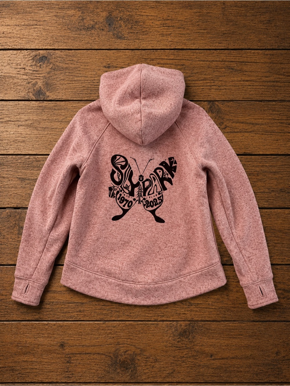 Old Navy Active Girls Pink Graphic Hoodie Sweatshirt XL Butterfly Graphic